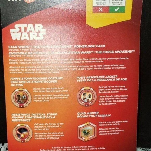 Star Wars the force awakens 3.0 Disney Infinity Power Discs - Picture 3 of 3